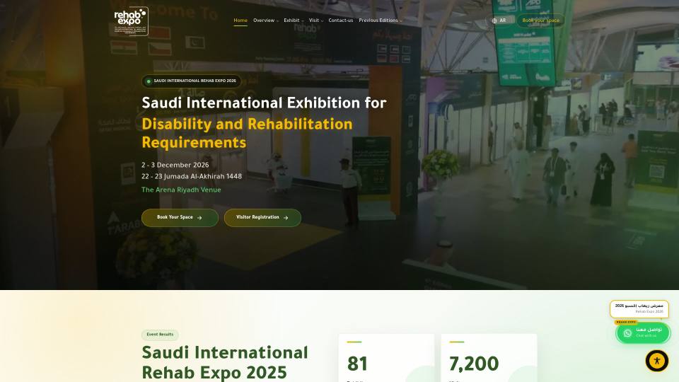 Saudi International Rehab Expo 2026