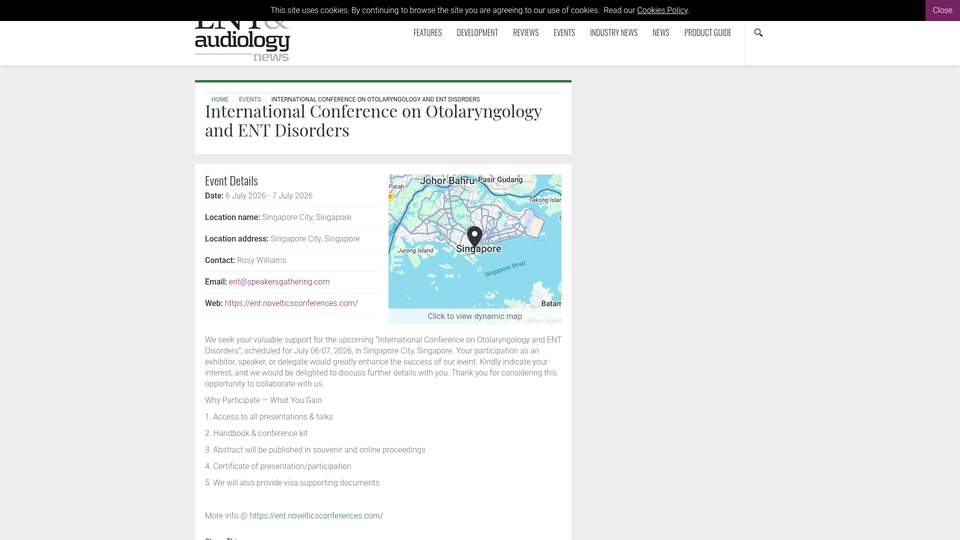 International Conference on Otolaryngology and ENT Disorders