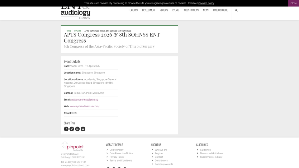 APTS Congress 2026 & 8th SOHNSS ENT Congress