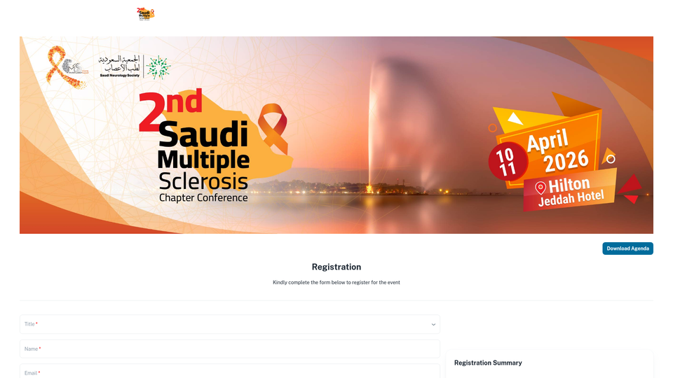 2nd Saudi Multiple Sclerosis Chapter Conference