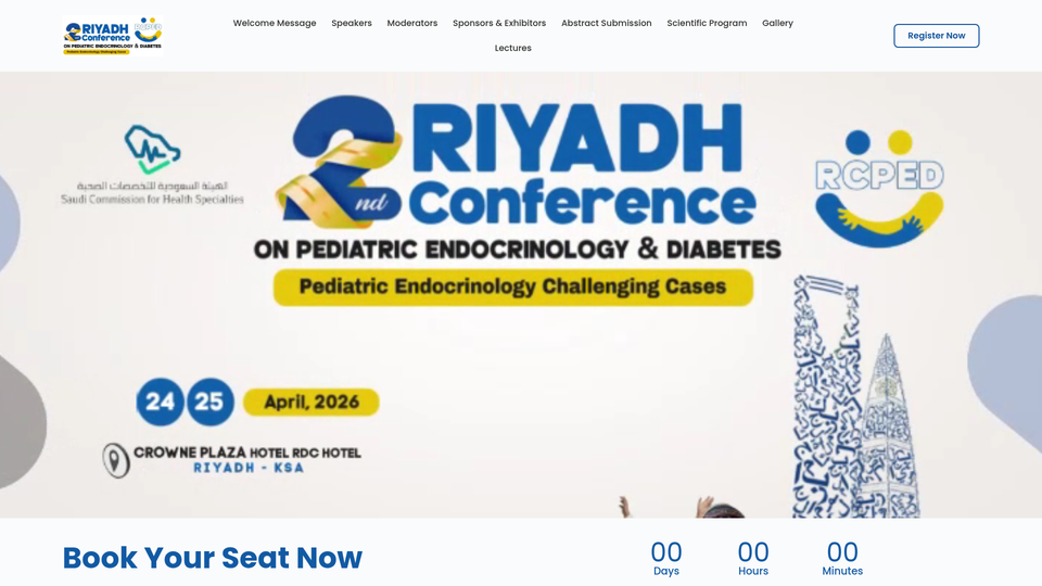 2nd Riyadh Conference on Pediatric Endocrinology & Diabetes (RCPED 2026)