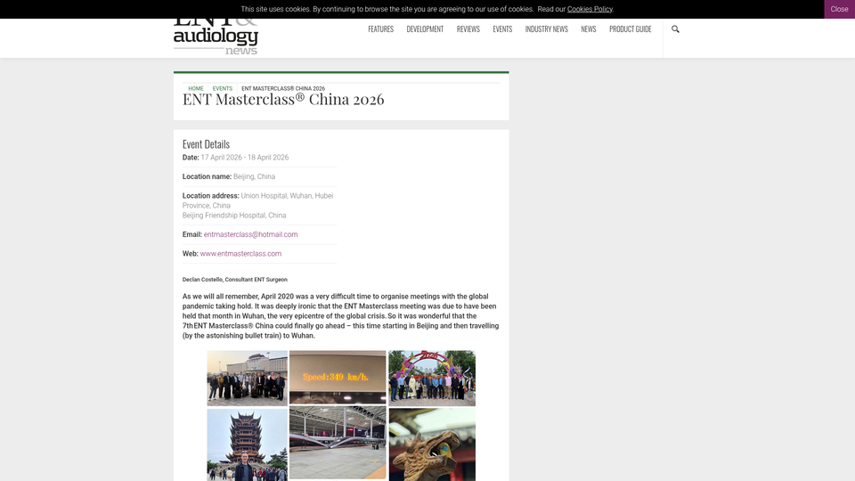 ENT Masterclass® China 2026