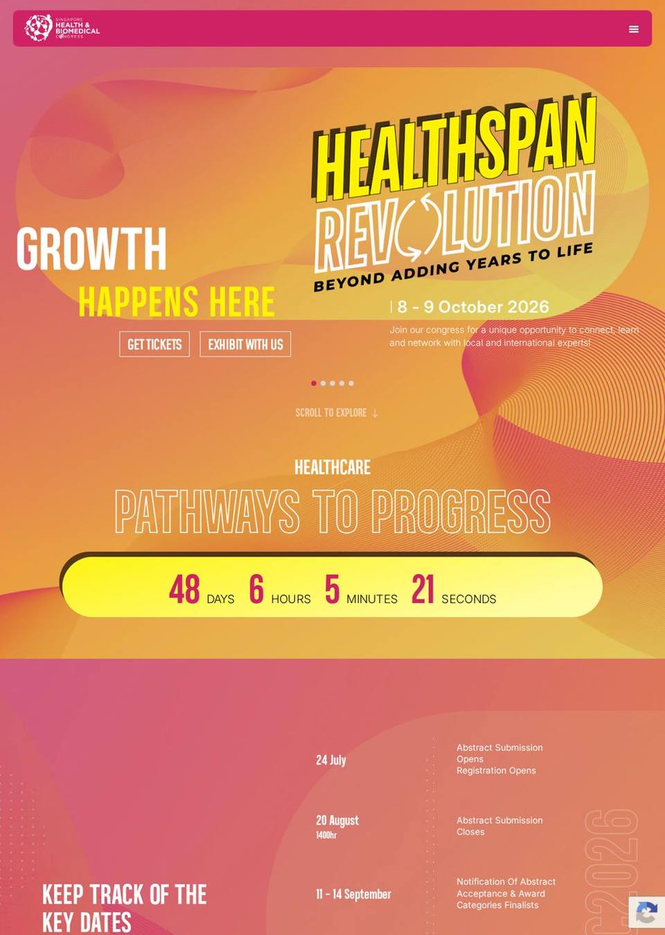 SHBC 2026 — Singapore Health & Biomedical Congress