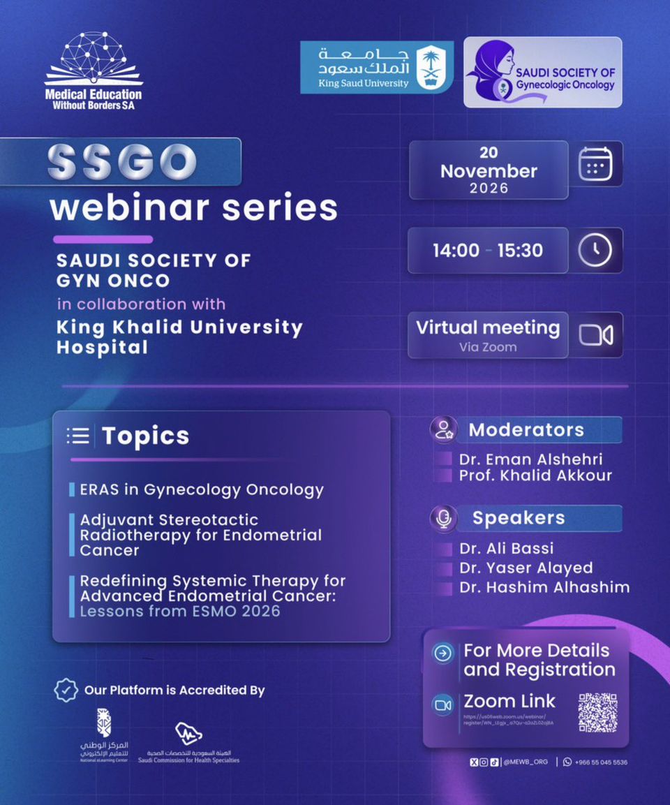 SSGO Webinar Series: ERAS, Stereotactic Radiotherapy and Systemic Therapy in Endometrial Cancer