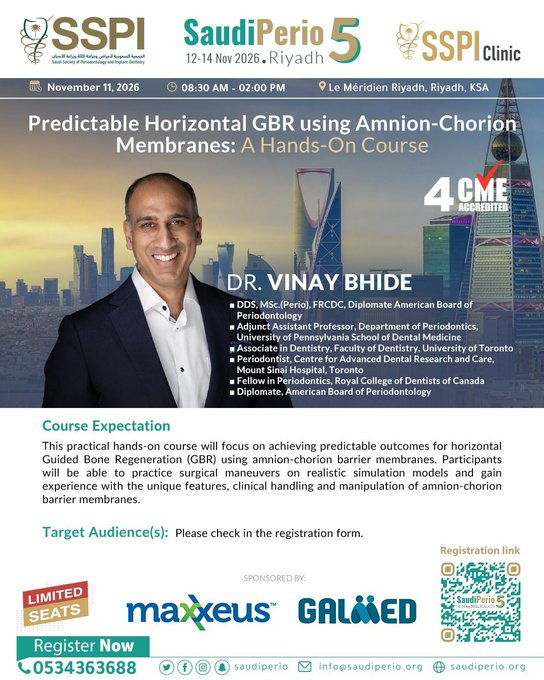 Predictable Horizontal GBR using Amnion-Chorion Membranes: A Hands-On Course