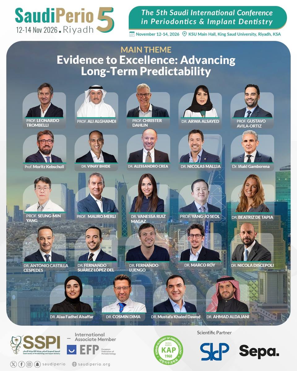 #SaudiPerio5: The 5th Saudi International Conference in Periodontics & Implant Dentistry