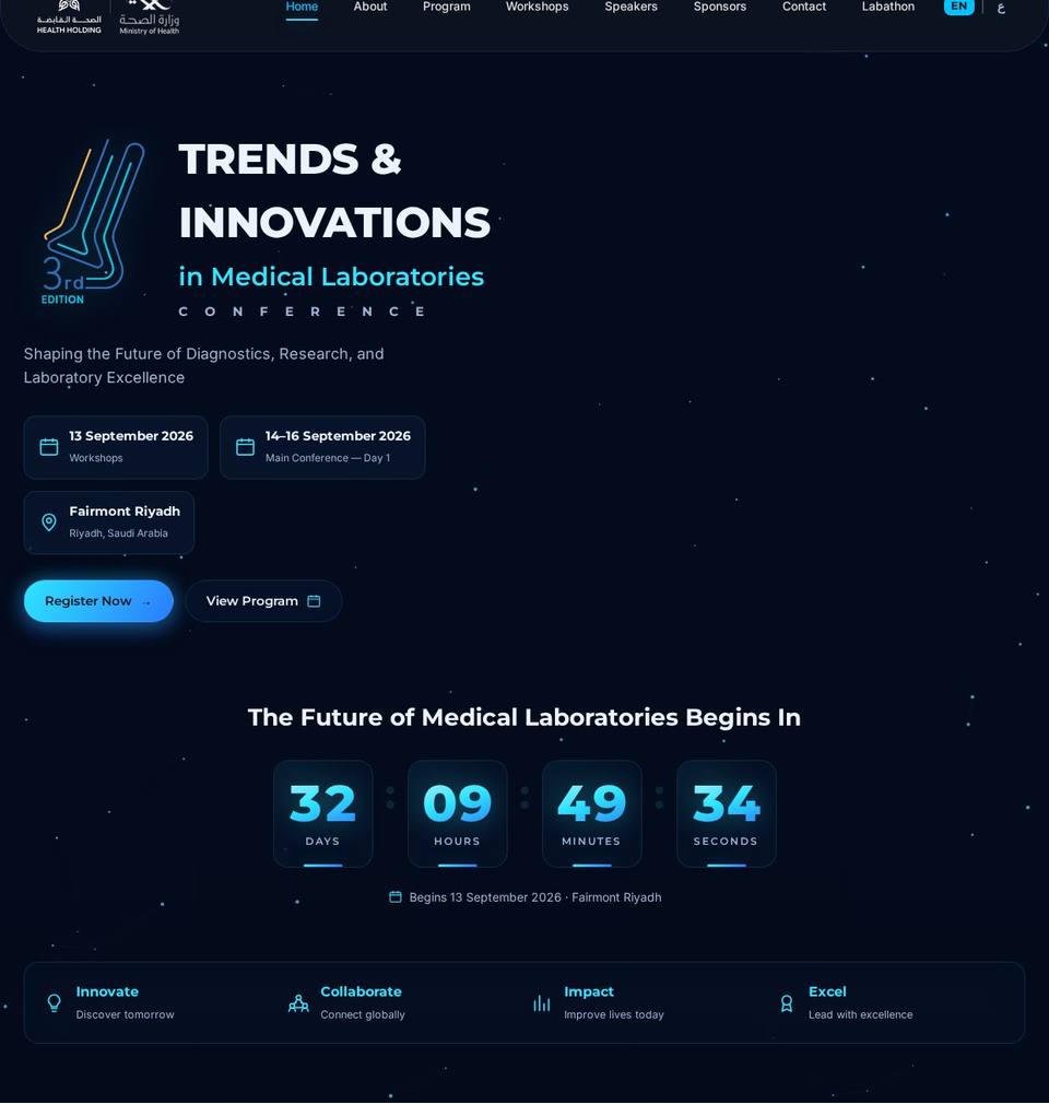 3rd Trends & Innovations in Medical Laboratories Conference (TIML 2026)