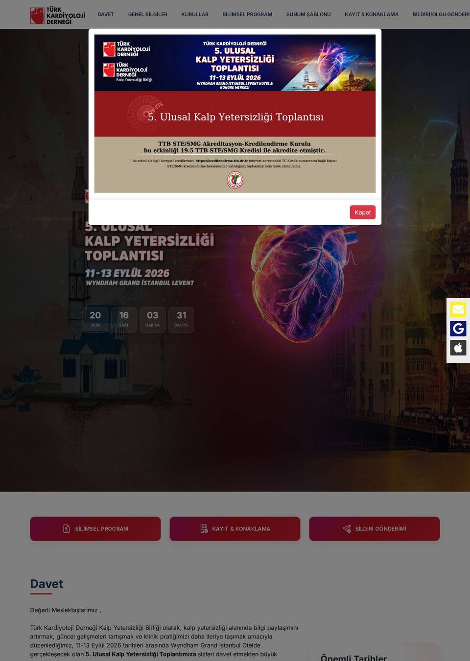 5th National Heart Failure Meeting (5. Ulusal Kalp Yetersizliği Toplantısı) 2026