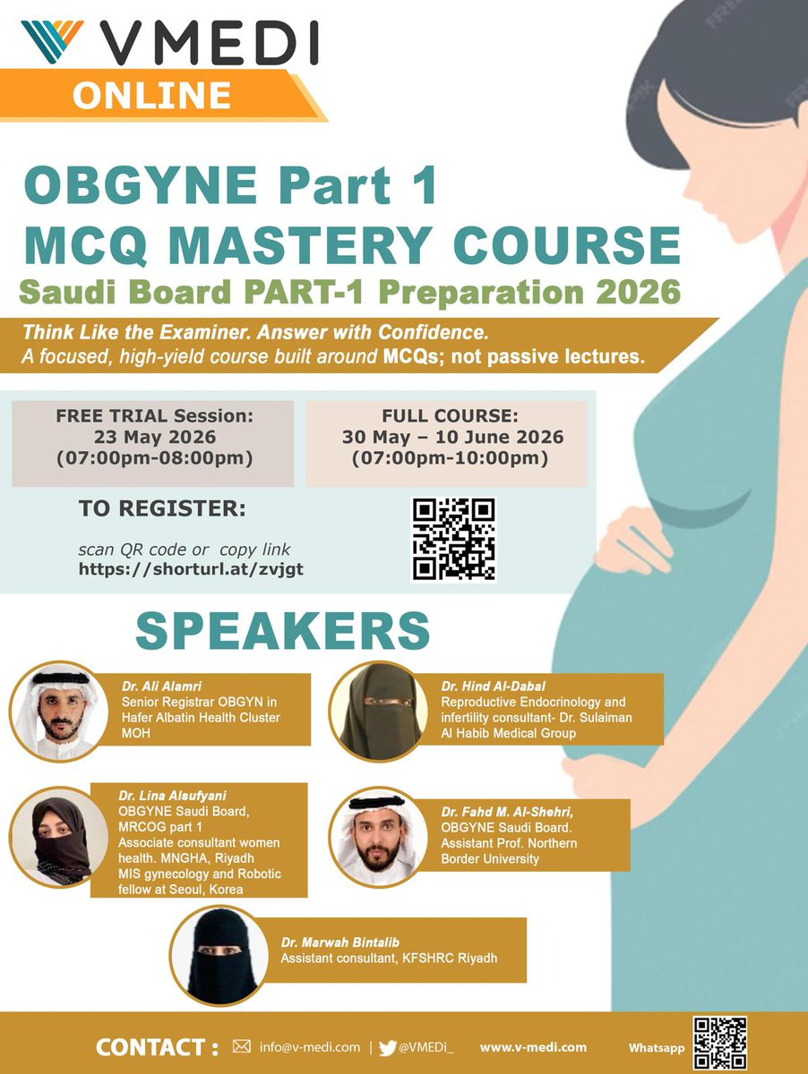 OBGYNE Part 1 MCQ Mastery Course — Saudi Board Part-1 Preparation 2026