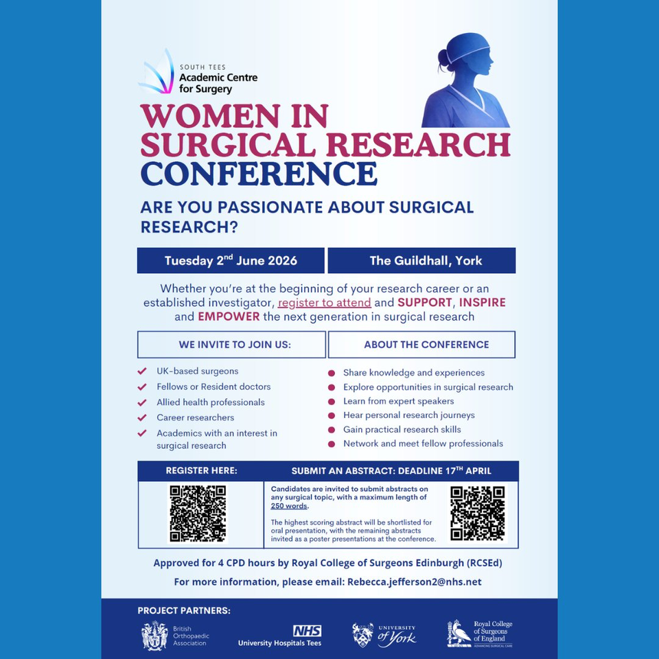 Women in Surgical Research Conference (York, June 2026)
