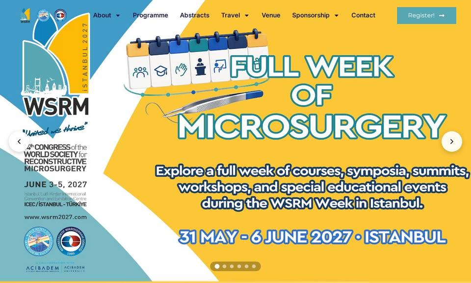 WSRM 2027 — 14th Congress of the World Society for Reconstructive Microsurgery