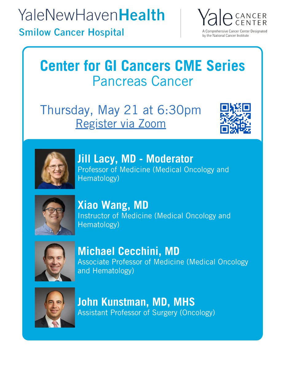 Center for GI Cancers CME Series — Pancreas Cancer (Yale)